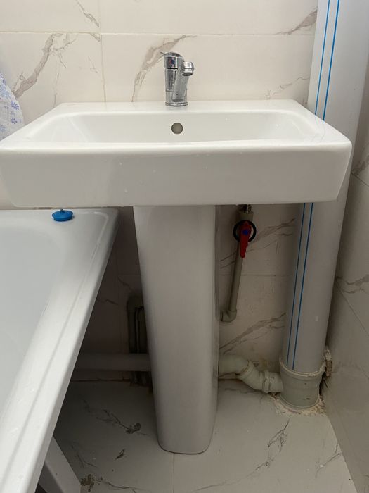 Раковина смеситель бірге сатылады