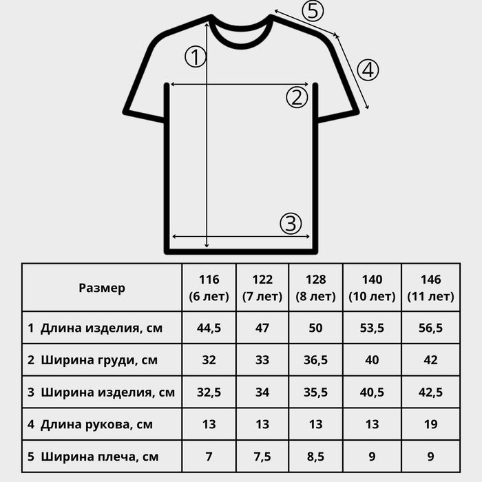 Футболка детская 100% хлопок от KinderZON