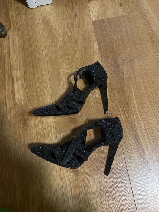 Pantofi Susana traca sclipici glitter de revelion, ocazie comozi