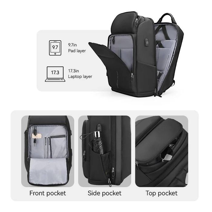 Mark Ryden MR7080D 17” городской рюкзак 28L (Ish, O’qish, sayohat)