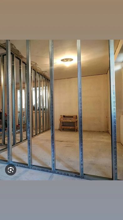 Гипсокартондан девор пергоротка потолок фигура киламиза Малярка