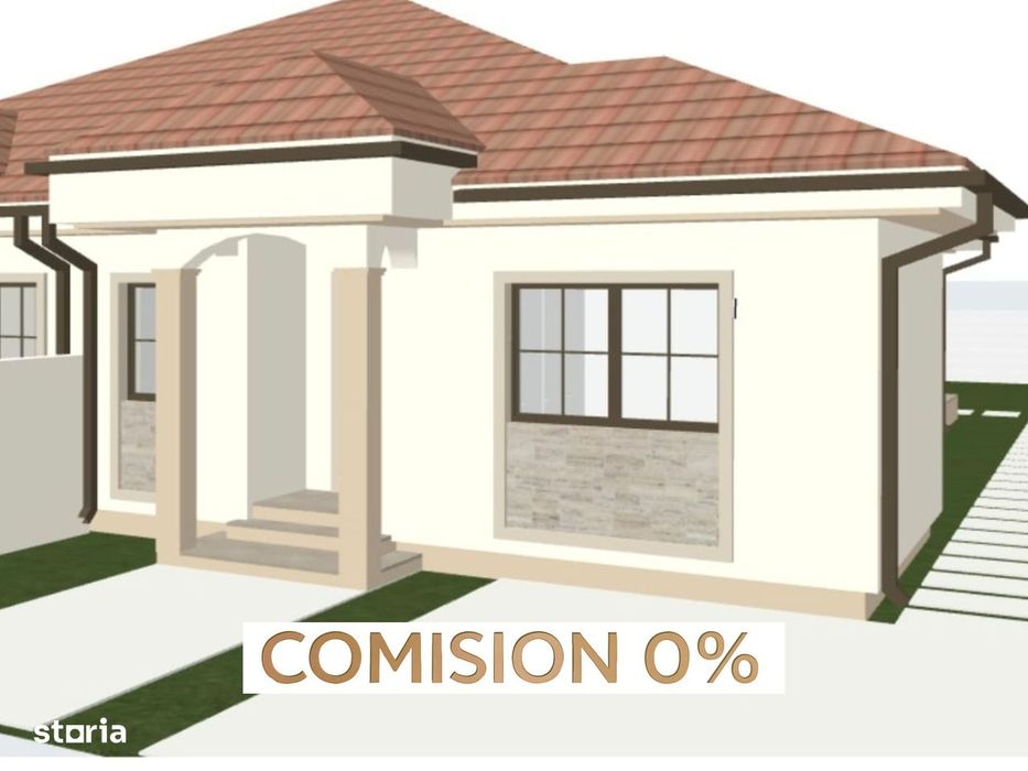COMISION 0, DUPLEX 3 Cemere, Pe Parter, 75mp, 315 Teren, Lidl. Sacalaz