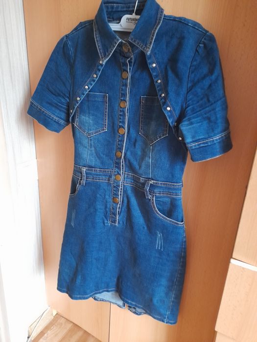 Платье джинсовое