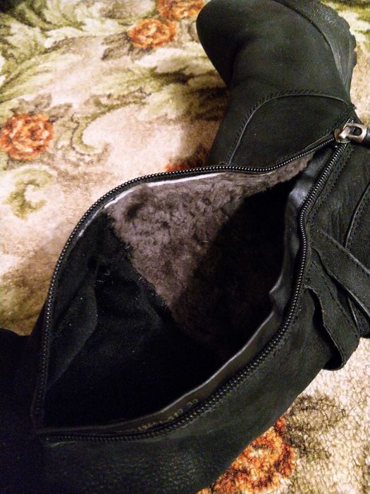 Сапоги-ботфорты зимние