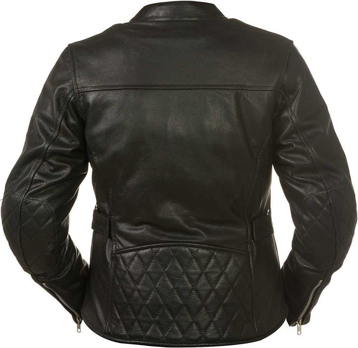 Geaca Moto DAMA GRAND CANYON Virgina negru - din piele