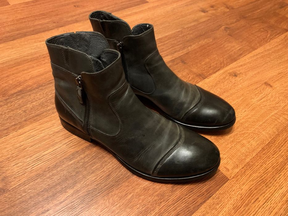 Cizme barbatesti din piele naturala