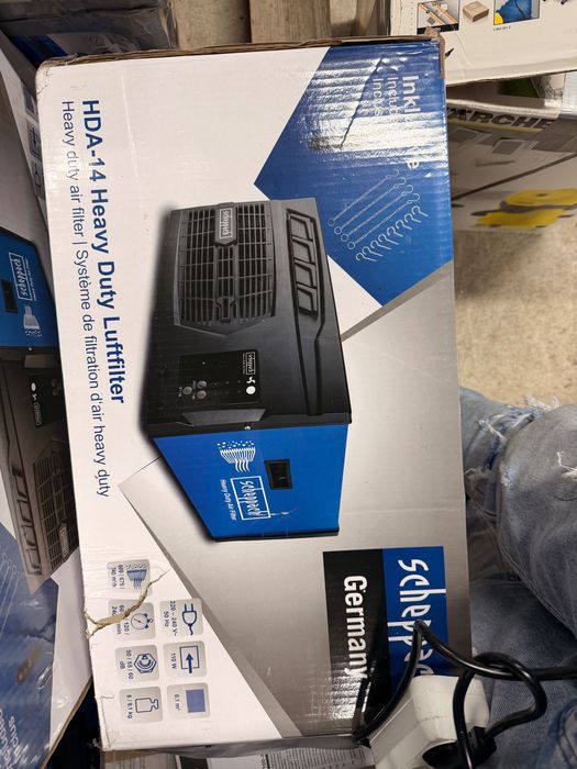 Въздушен филтър за работилница Scheppach