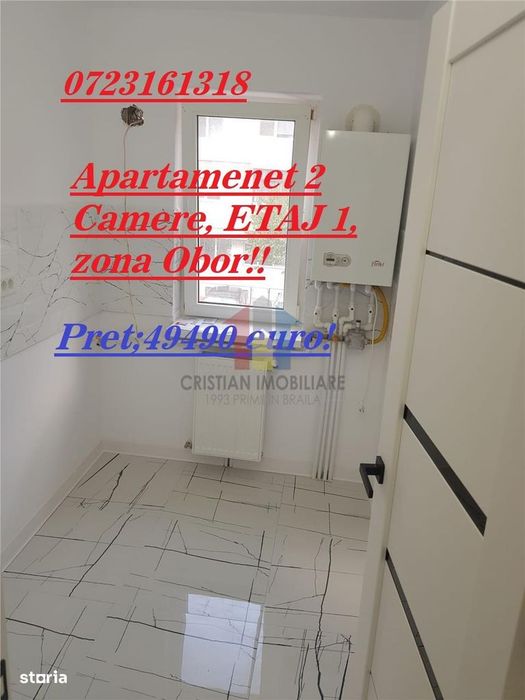 2 camere etaj 1, confort 2, TOTUL NOU, Obor - Liceu Cerna