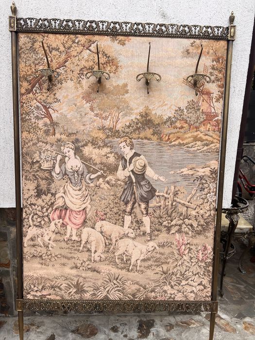 Cuier perete goblen si bronz