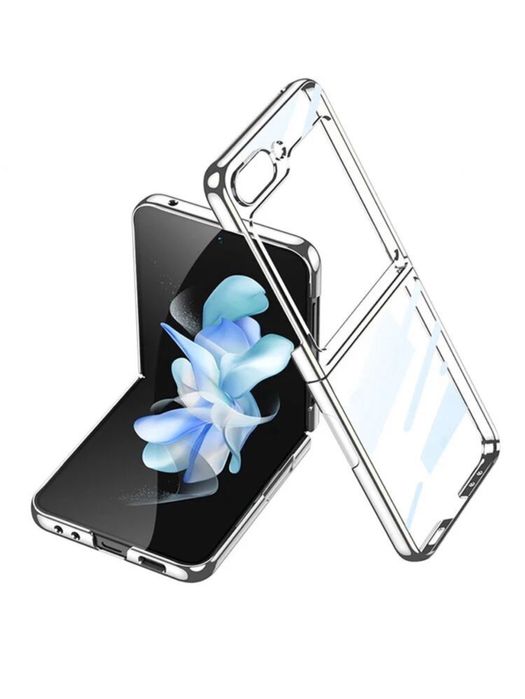 Samsung Z Flip 5 Z Flip 6 Husa Luxury Hard PC Spate Clar Margine Color