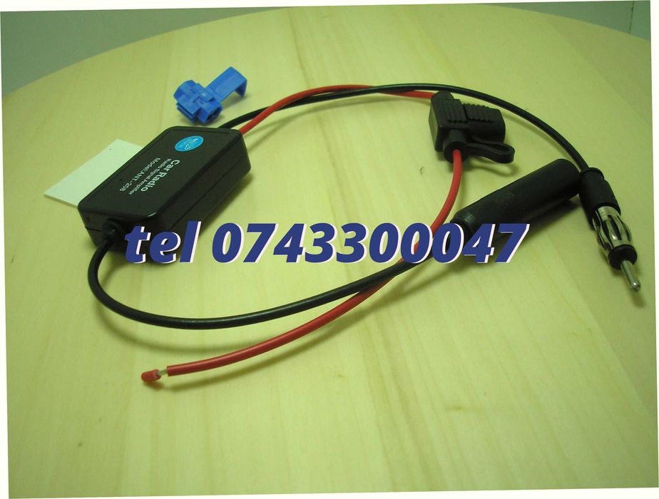 Amplificator De Semnal Antena Radio Auto Fm 12v
