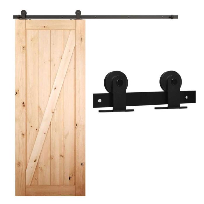Set complet feronerie pentru usa glisanta, lungime 153cm