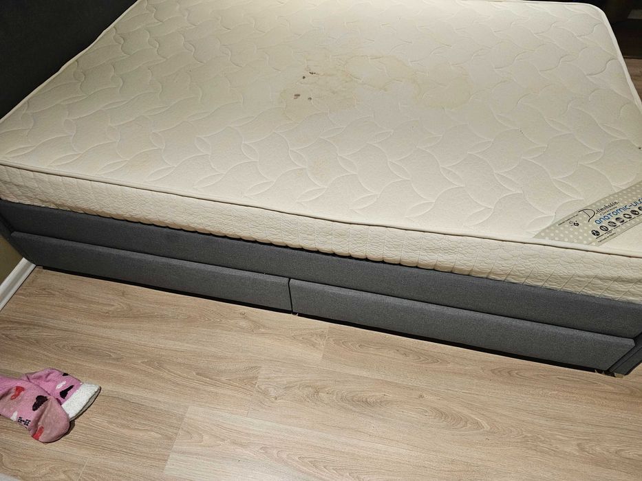 Легло 140х200 тип IKEA GLADSTAD + матрак и подматрачни рамки