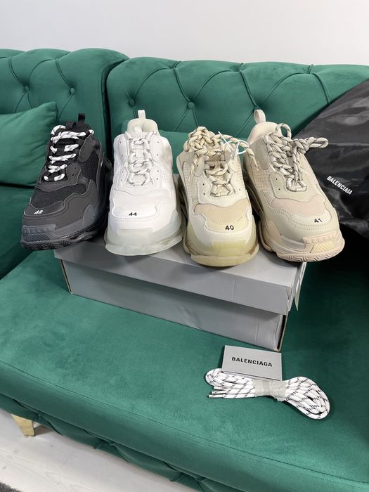 Adidasi Balenciaga Triple S Premium piele naturala Full Box