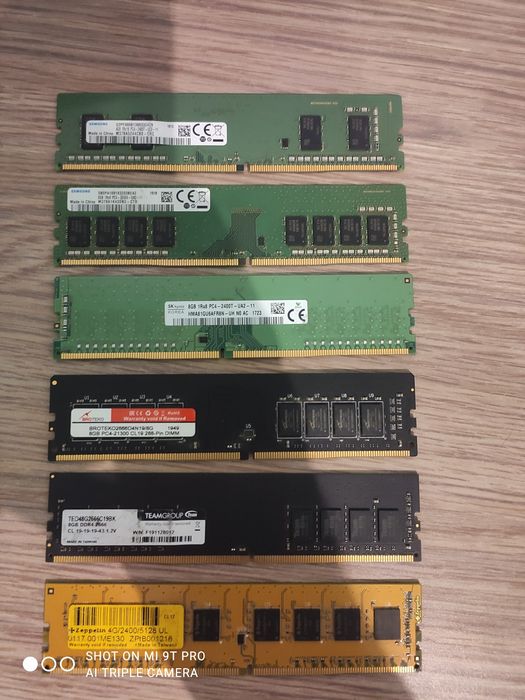 ОЗУшки DDR4  4GB 8GB