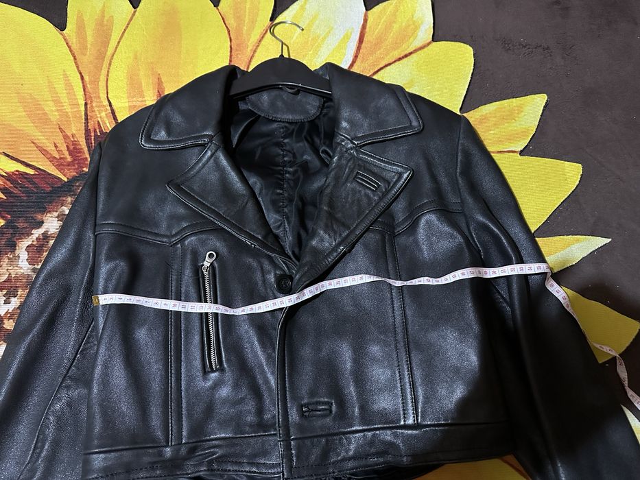 Дамско яке телешка кожа