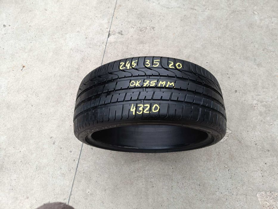 O anvelopa vara 245 35 20 pirelli p zero profil de 7,5 mm