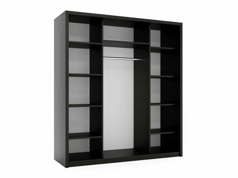 Гардероб Murrieta 193 (Черен + Зелен)