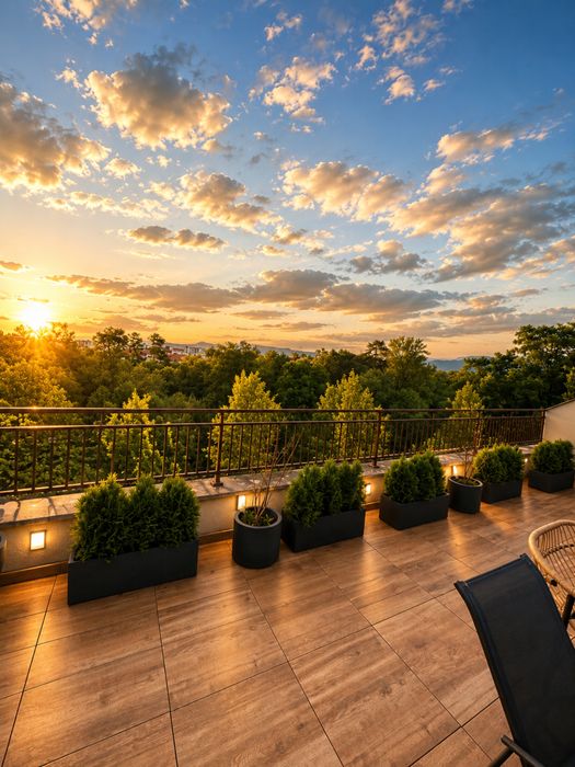 Penthouse Parcul Subarini  Apartament 4 camere tersa de inchiriat Sibiu