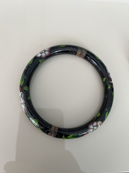 Винтидж китайска гривна с панти Cloisonne