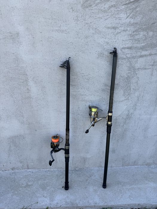 Vand lansete crap Caperlan + mulinete FL