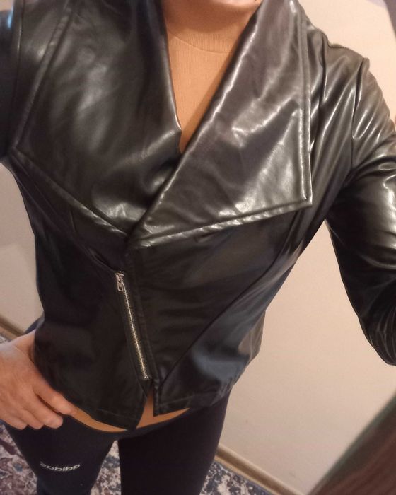 Кожено яке shein