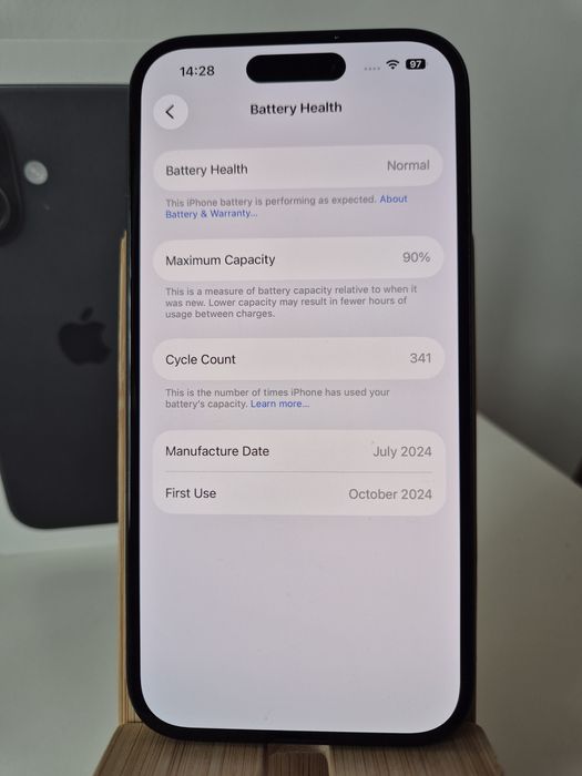 iPhone 16 256GB Full Box, neverlocked cu incarcator 30w