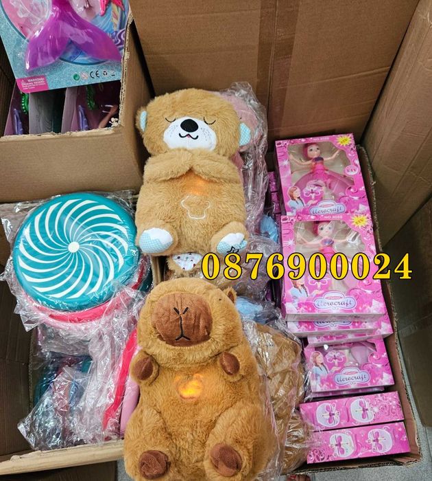 НОВО! Дишащо мече Дишаща играчка Видра Капибара Плюшена играчка за сън