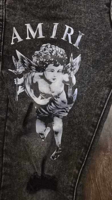 Blugi amiri black angel