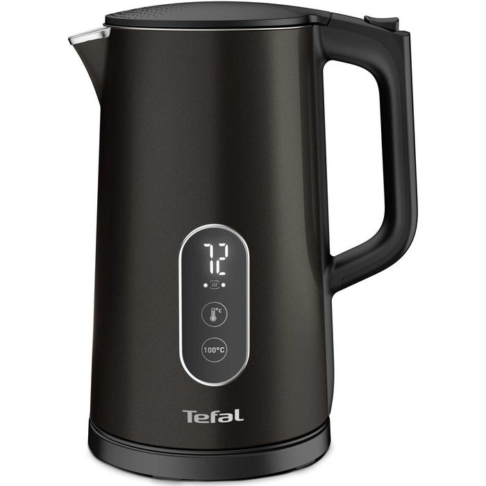 Fierbator Tefal Digital KI831E10, 5 trepte de temperatura, functie Pastrare la cald, filtru anticalcar detasabil, negru