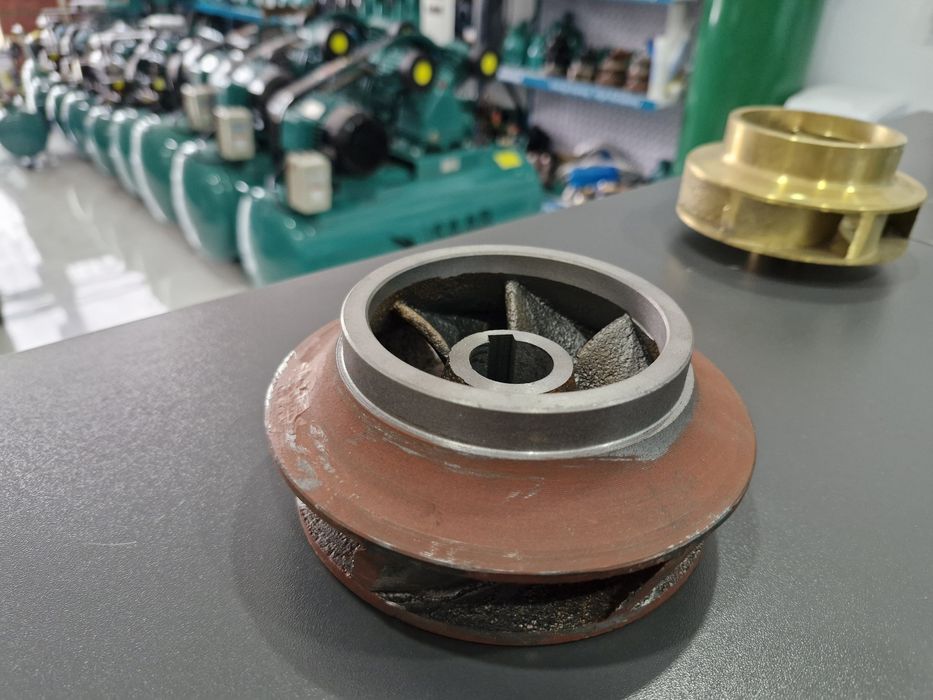 QY shimge nasos 150 lik 5,5 kvt krilchatka крилчатка крыльчатка чугун