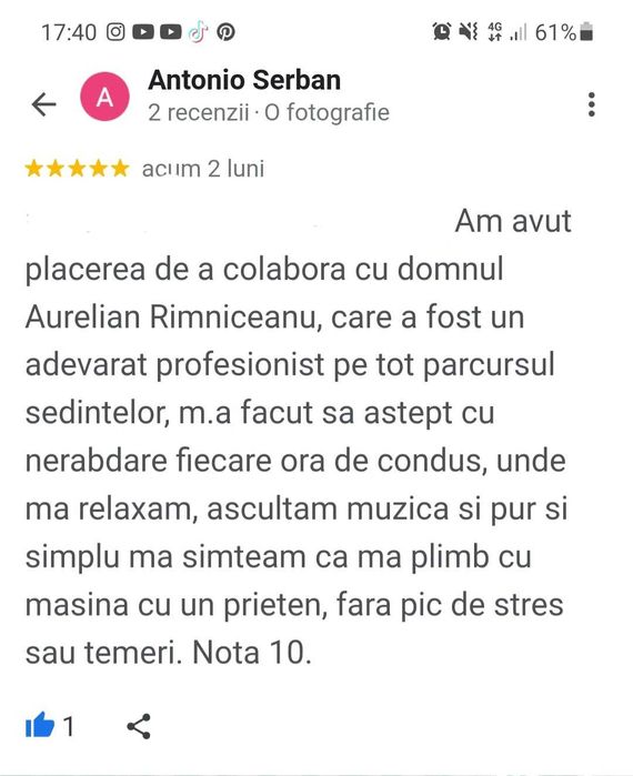 Instructor auto expert / Trainer in conducere defensivă