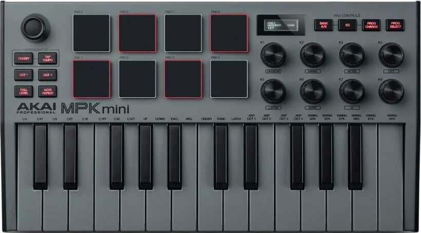 Akai MPK mini MK3 Grey Миди клавиатура