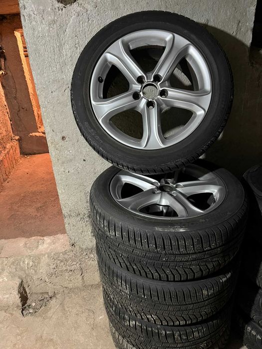 Jante 5x112 / 17 si anvelope iarna Hankook 225/50/17