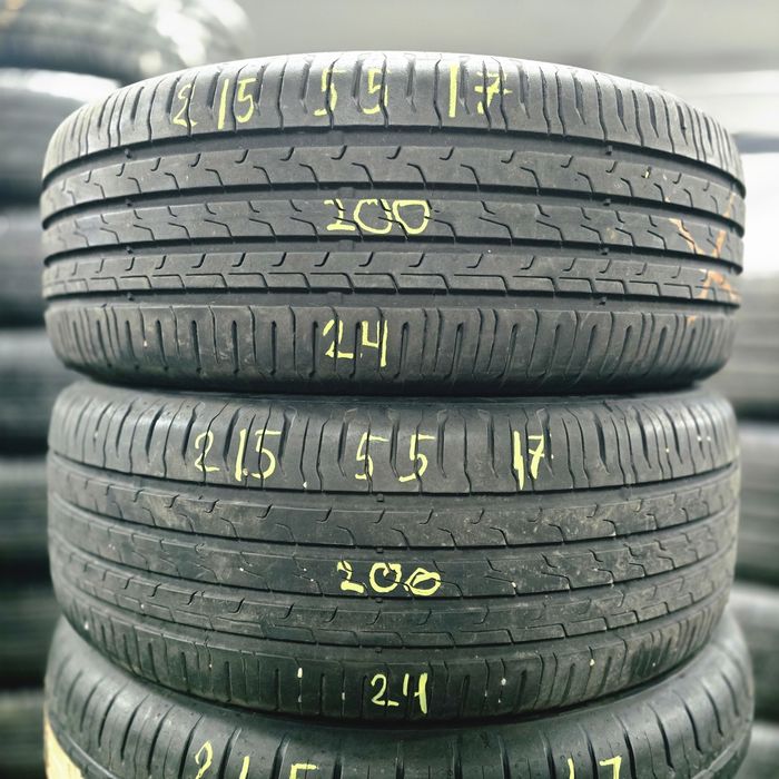 2x 215/55/17 VARA CONTINENTAL 2024 Stare excelentă