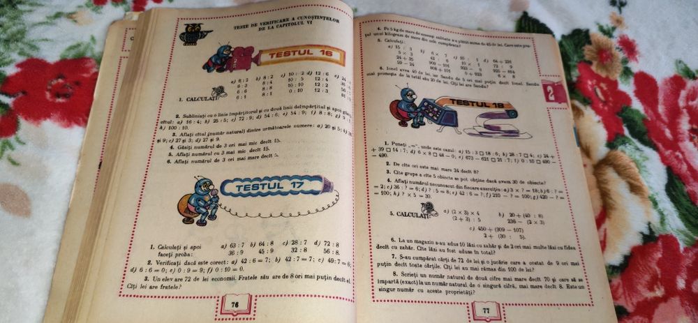 Manual de Probleme de matematică pentru clasele 2-4
Folosită.