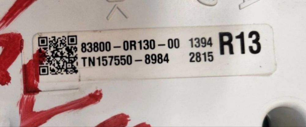 Щиток панель приборов км европеец на toyota Rav4