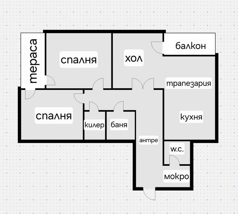 Продава се Тристаен апартамент в София, Манастирски ливади - 104 кв.м за 3366 €/кв.м - Снимка #12