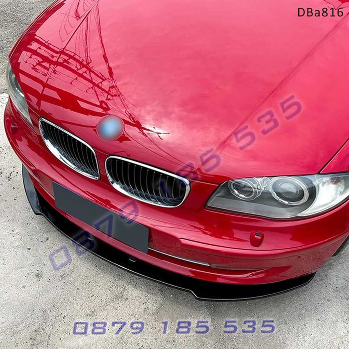 Черен тунинг спойлер предна броня BMW 1 E81 E82 E87 E88 08-11 бмв е81