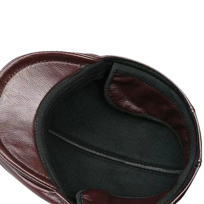 Мужская кепка шапка козырек из натуральной кожи мужской табий кожа хак