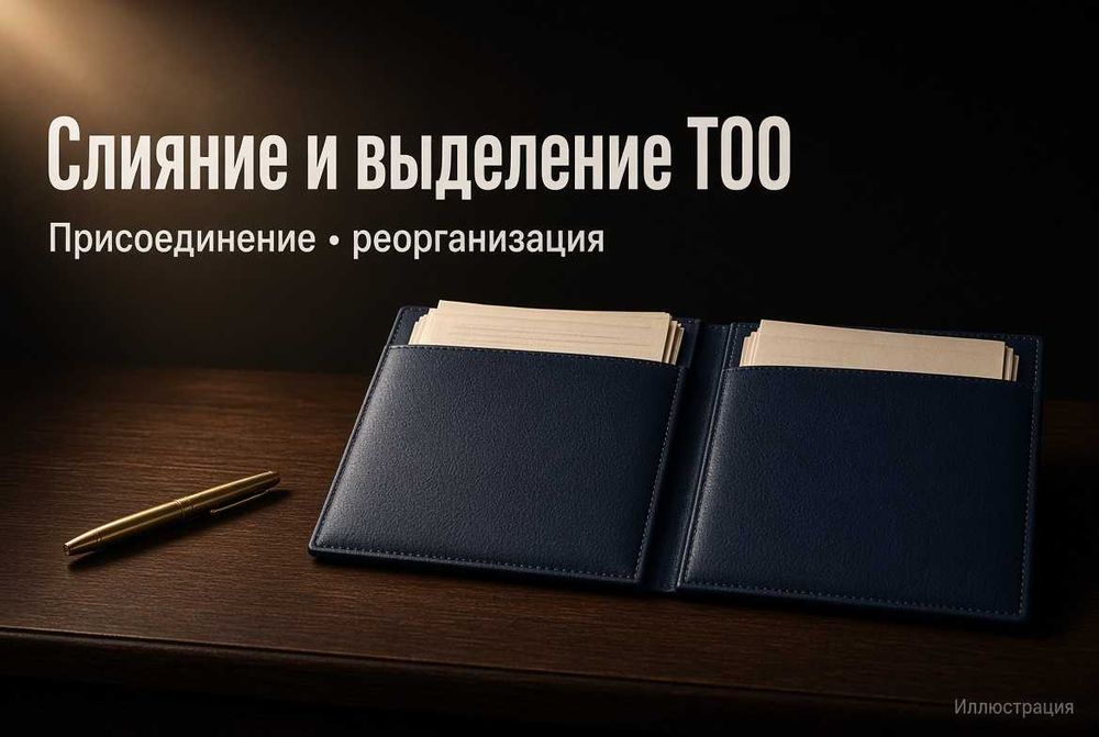 Реорганизация ТОО в Шымкенте: слияние, присоединение, ликвидация