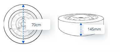 НОВА резервна гума тип Патерица за Audi,Mercedes,Opel,BMW,Peugeot и др