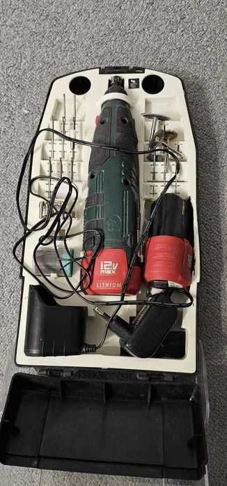 Vand Masina de gaurit si slefuit fin Parkside 12v cu doi acumulatori .