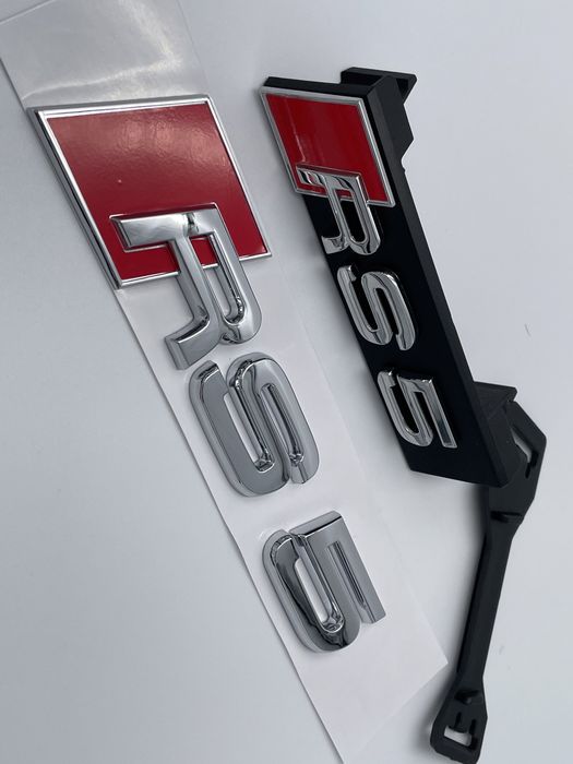 Set Embleme Audi RS5 crom s-line