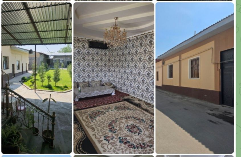 Hovli 8 xona 2 ta oshxona 2 ta padval 2 sanuzel