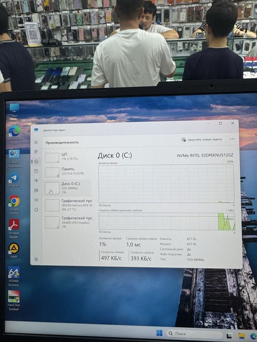 Asus Tuf F15 i7-12650H 8/512/3050 4Gb 15.6 FHD  165Hz