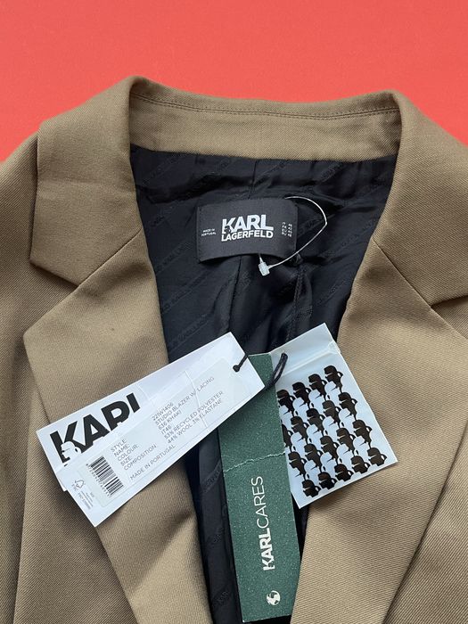 Karl Lagerfeld : Studio Blazer Lacing - НОВО Спортно сако Л / Оригинал