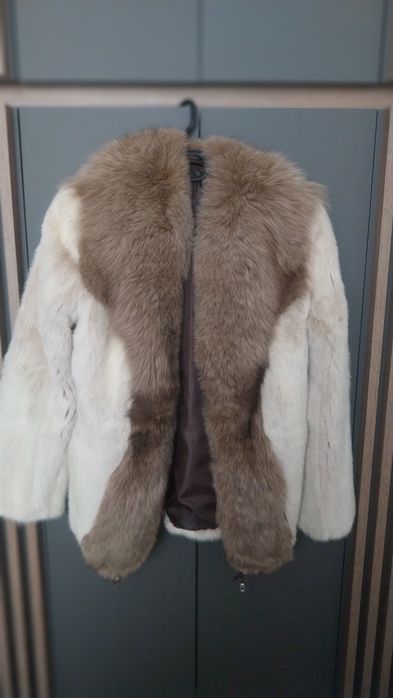 Естествена кожа палто