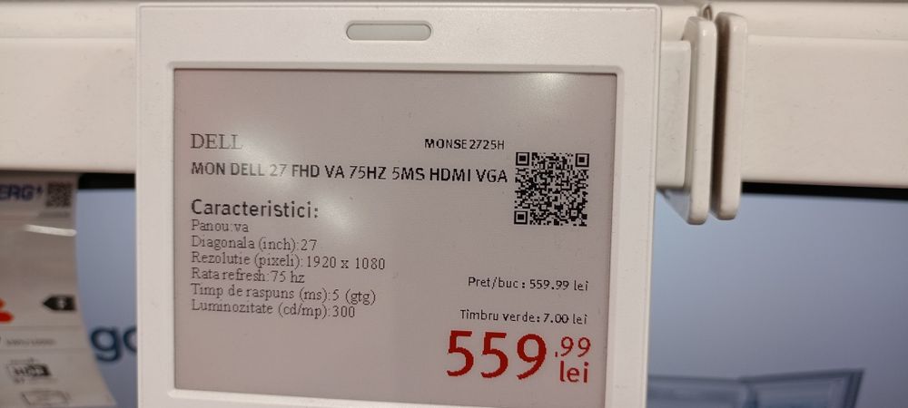 Monitor Dell 75hz  27 inch