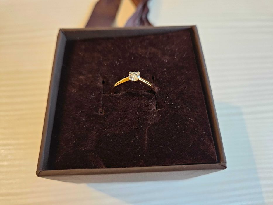 Inel de logodna Teilor aur 18K diamant 0.25ct RON 5500 (-27%)